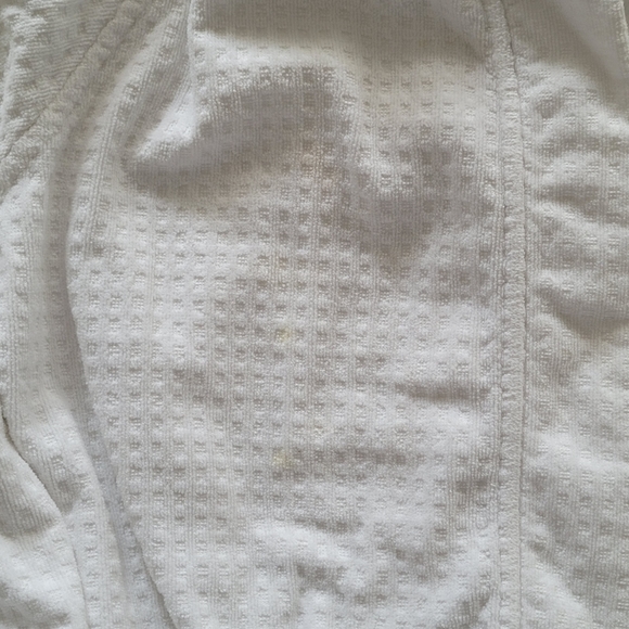 Spa Essentials Sleep sense white cotton waffle weave robe - Picture 4 of 5